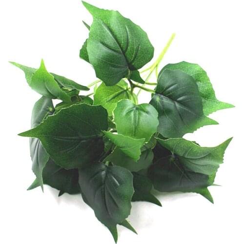 Artificial plant plastic flower green grass artificial flower fake leave plant Home Decor fake plant for wedding party garden