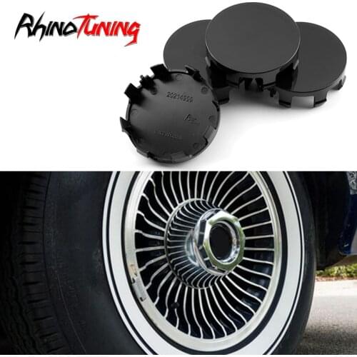 1pc 57mm Car Wheels Center Hub Caps Black Hood Cover Fit for Lincoln 1995-2002 Mark Series 3718/3719 G769B Car Rims