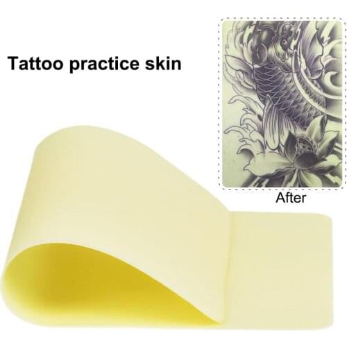 Tattoo Skin Safe Compact Silicone Blank Tattoo Practice Skin for Beginners