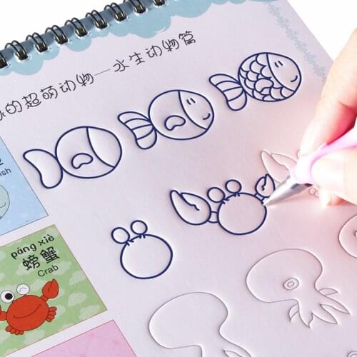 Creative Groove Animal Vegetable Plant Cartoon Baby Drawing Book Coloring Books for Kids Children Painting Libros age 3-9 Supply