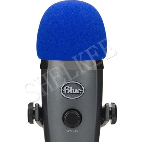 SHELKEE Foam Microphone Windscreen for Blue Yeti Nano,Yeti Nano condenser microphones- as a pop filter for the microphones