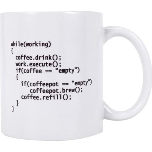 HOT-Coffee++ Program for Programmers Coffee Mug Ceramic Cup Color Handle Colour Inside Gifts