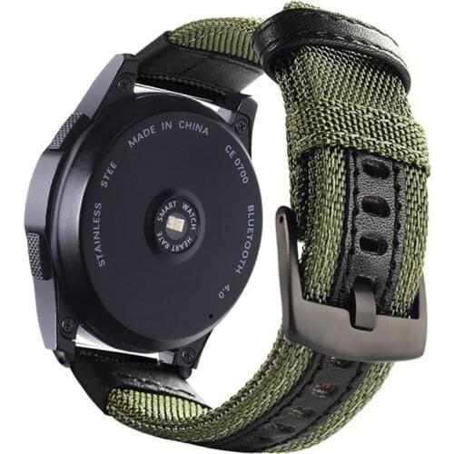 22 20mm strap for Samsung Gear sport S2 S3 Classic Frontier galaxy watch 42 46mm band nylon bracelet belt for Huami Amazfit Bip