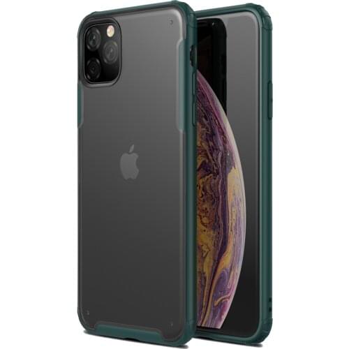 Rubber TPU Bumper Shockproof Case for iPhone 11 11Pro Max 2019 Ultra Thin Slim Transparent Crystal Clear PC Cover Capa Fundas