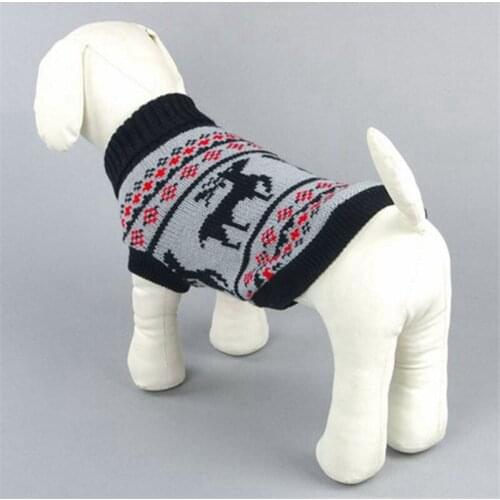 Christmas Cat Dog Sweater Pullover Winter Dog Clothes for Small Dogs Dress Teddy Bear Puppy Jacket Pet Clothing ubranka dla psa