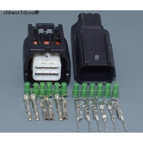Shhworldsea 6P 0.6mm waterproof wiringcase connector socket car auto connector plug 7282-2764-30 7283-2764-30 for Nissan Toyota