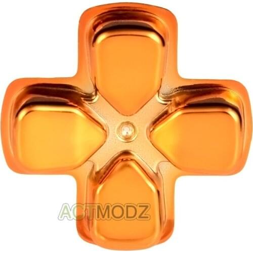 Chrome Gold Silver Red Blue Purple Orange Buttons Dpad Direction Pad Replacement Parts for Sony PS4 Controller