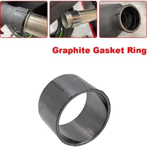 Exhaust Pipe Graphite Gasket to Muffler Silencer Motorbike Accessories for Kawasaki Ninja 400 Z400 2018 2019 2020 2021