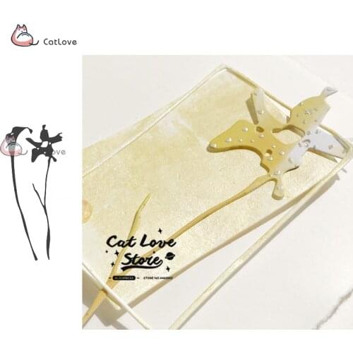 2PCS Flower Plant Metal Cutting Dies Stencils For DIY Scrapbooking Paper Card Decorative Craft Dies Embossing Die Cuts New 2019