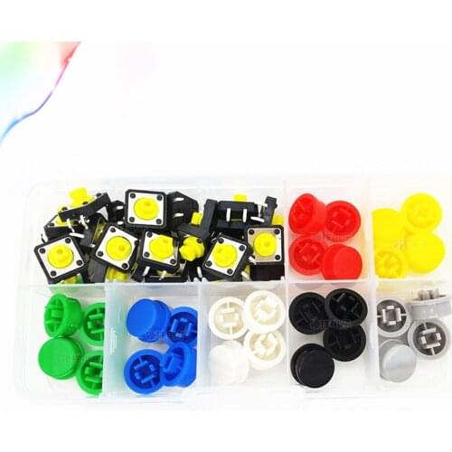 25PCS Free shopping 12X12X7.3 button cap round type 11.5*6 touch switch 12*12*7.3 square head button cap