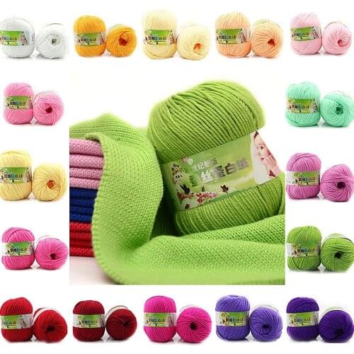 50g Cashmere Soft Yarn Craft Baby Knitting 6PLY Wool Colored hand LOT Knitted Knitted Sweater Thick babycare Crochet Crochet
