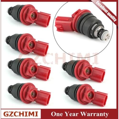 6PCS Fuel Injector Injection Nozzle 16600-96E01 16600-96E00 A46-00 For Nissan Infiniti I30 1996 1997 1998 1999