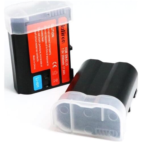 2X EN EL15 EN-EL15A ENEL15 EN-EL15 Battery + LED USB Charger for Nikon D500 D600 D610 D750 D7000 D7100 D7200 D800 D800E D810