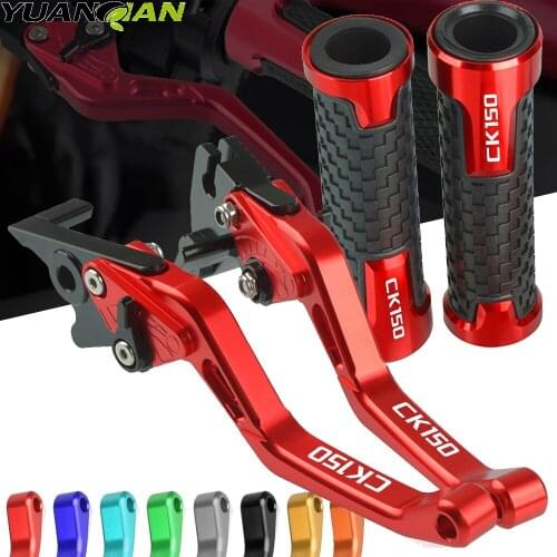 For KYMCO CK150 CK180 CK 150 180 Motorcycle CNC aluminum Clutch Brake Lever Extendable Adjustable Foldable Levers Handle Grips
