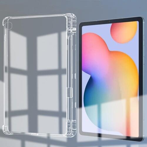 For Samsung Galaxy Tab S6 Lite 10.4 Case Cover With Pen Slot For Samsung P610 P615 SM-P610 SM-P615 Funda Tablet Silicon Coque