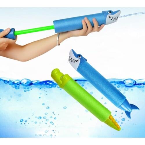 33cm 2018 Summer Water Guns Kids Toys Pistol Blaster Outdoor Games Swimming Pool Shark Crocodile Squirter Toys For Children