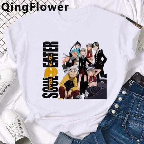 Anime Soul Eater Manga t shirt men plus size kawaii vintage streetwear couple clothes tshirt vintage