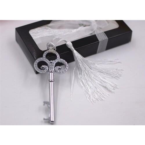 Hot Selling Newest Crow Keys Bottle Opener for Guest Wedding Favor Party Gifts Box Birthday Souvenirs Business Giveaways 100Pcs