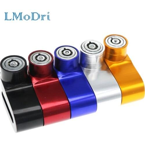 LMoDri Motorcycle Lock Stainless steel Security Anti-theft Disc Brake Wheel Lock For Motorbike Scooter Bicycle Accessories