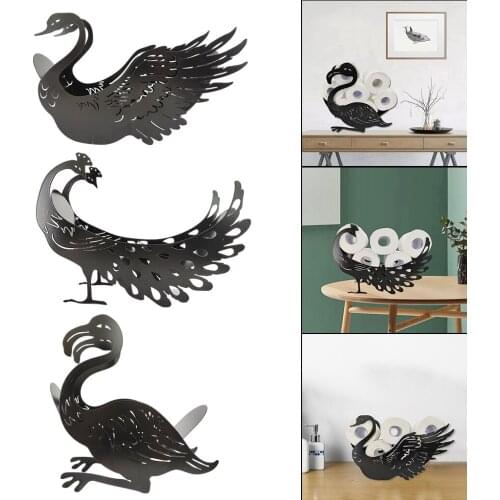 Animal Rack Toilet Paper Holders Metal Wall Mount Bracket Kitchen Bathroom Storage Racks Shelf Organizer