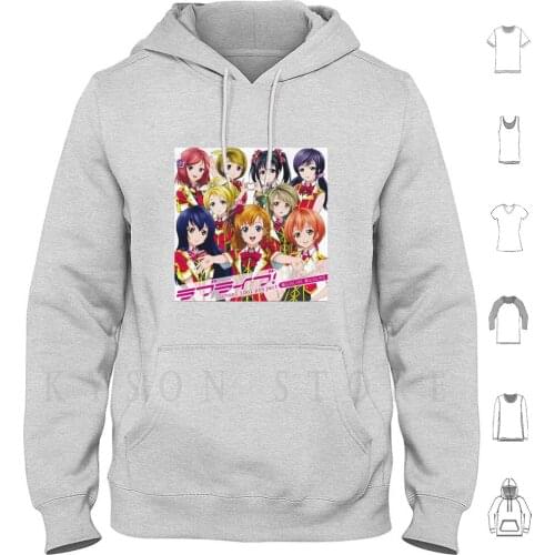 Μs-Bokura No Live Kimi To No Life Album Cover Hoodie Long Sleeve Μs Lovelive Us Ys Bokura No Live Kimi To No Life