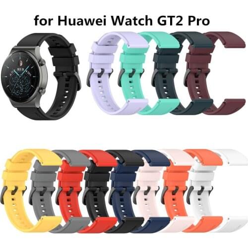 Official Silicone Band For Huawei Watch GT 2 Pro Original Sport Soft Watchband For huawei gt2 pro Wristband Replacement Bracelet