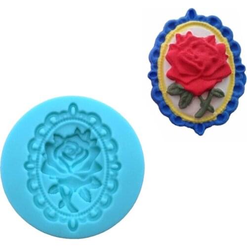 Rose Shapes 100% Food-grade 3D Silicone Cake Fondant Candy Chocolate Ice Moulds Tools