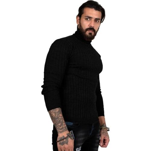 DeepSEA Male Turtleneck Sweater Slim Fit Pullovers Striped Knitted Long-Sleeve Autumn Winter Casual Hot Sale 2100014