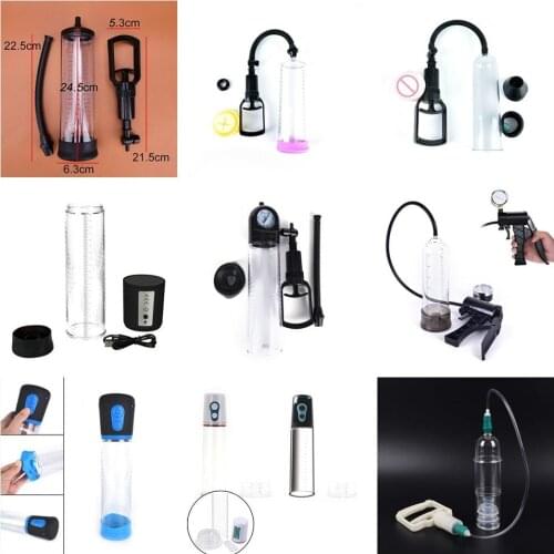 Penis Enlarger Extension Penis Pump Penis Enlargement Vacuum Pump Penis Extender Sex Toys for Men proextender