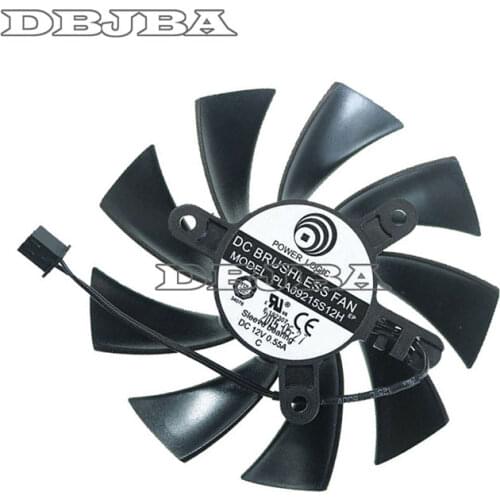 Fan PLA09215S12H DC12V 0.55A 2PIN Fan For EVGA GE CE GTX 750 Ti SC MINI