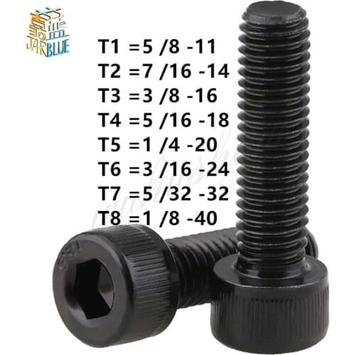 1-20pcs 12.9 Grade British Standard Carbon Steel Cap Allen Head Hexagon Socket Screw 5/8 7/16 3/8 5/16 1/4 3/16 5/32 1/8 Inch
