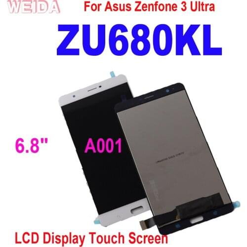 6.8" AAA+ LCD For Asus Zenfone 3 Ultra ZU680KL A001 LCD Display Touch Screen Digitizer Assembly for Asus ZU680KL LCD Replacement