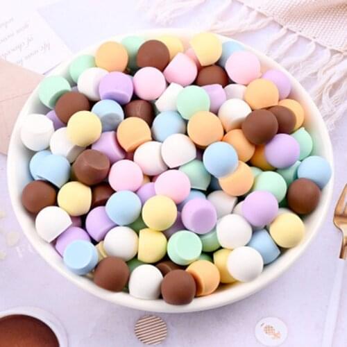 ZOCDOU 20 Pieces Mix Color Resin Simulation Candy Statue Figurine Ornament Miniature Toy Decoration