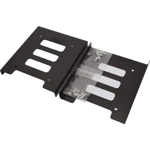 10pcs 2.5" to 3.5" SSD HDD Metal Adapter Mounting Bracket Hard Drive Holder for PC