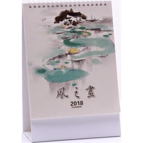 2018 Cute Cartoon Animal Desk Desktop Calendar Schedule Table Office Plan Random