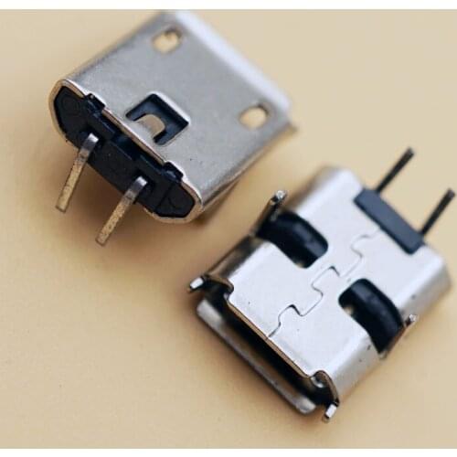 Smonisia 50pcs Micro USB 5P Female Connector 7.2mm Micro USB Connectors