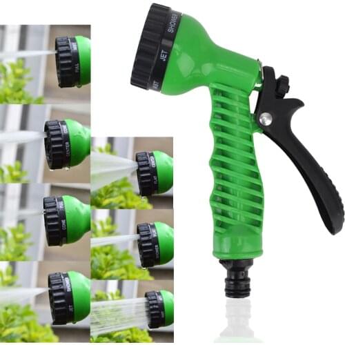 7 Pattern Garden Water Spray Lawn Sprinkler High Pressure Power Washer Multifunctional Ajustable Hose Nozzles Car Wash Water Gun