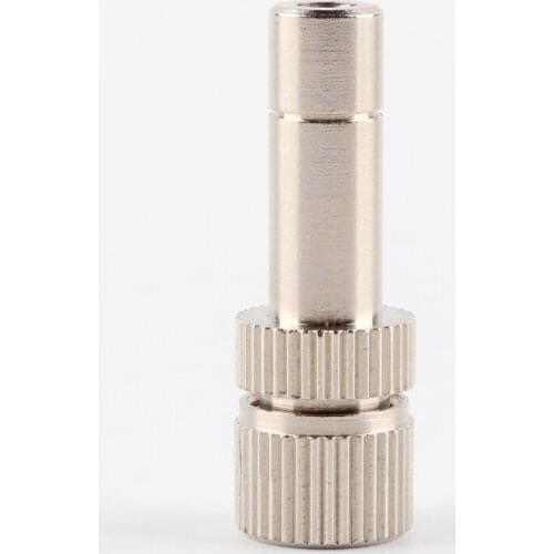 8PCs 6mm Atomizing Nozzle Fog Sprinkler cooling Humidifying 8 Apetures Brass High Pressure Factory Lawn Greenland Agriculture