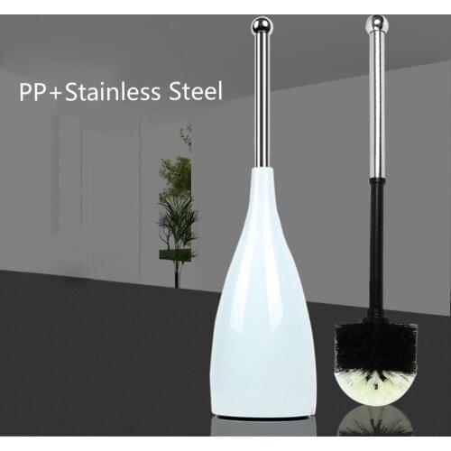 High quality Durable Stainless Steel Handle Toilet Brush Holder bathroom Accessories bathroom toilet brush holder free shipping