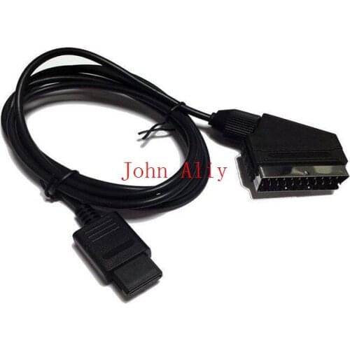 Hot selling 1.8M 6 ft. Scart RGB Cable for Nin tendo 64 N64 GameCube & SNES