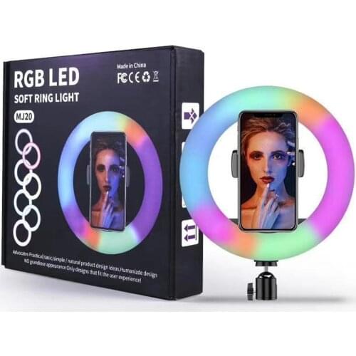 8/10/12/13 inch RGB Ring Light LED Ring Light Selfie Fill Light with Stand For Phone Conferencing Live Broadcast Youtube Tik Tok