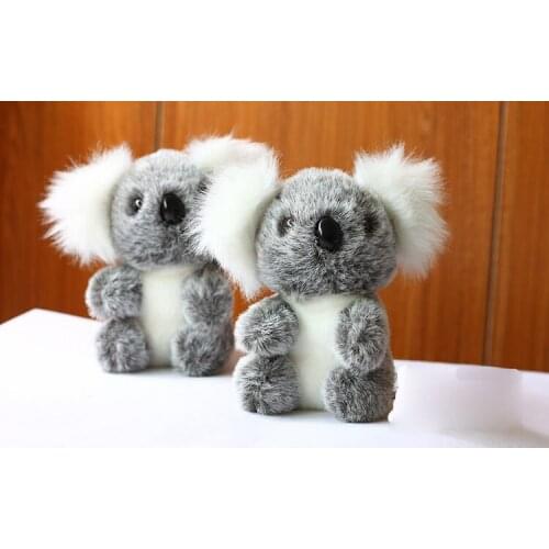 Lovely gray koala plush toy,18cm small koala doll baby toy,one lot/ 4 pieces ,birthday gift Christmas gift h2937