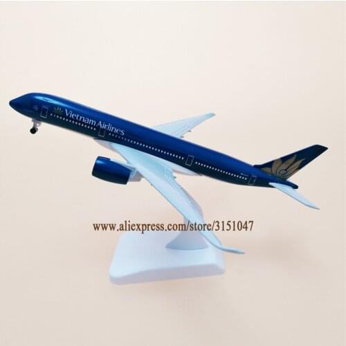 20cm Alloy Metal Air Vietnam Airlines Airbus 350 A350 Airways Airplane Model Plane Model Stand Diecast Aircraft