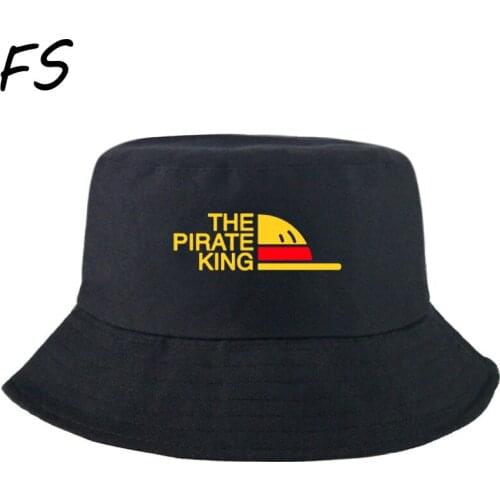 Japan Anime Print Bucket Caps One Piece Summer Foldable Sunscreen Fisherman Panama Hats Man Woman Causal boys girls Buckets Hat