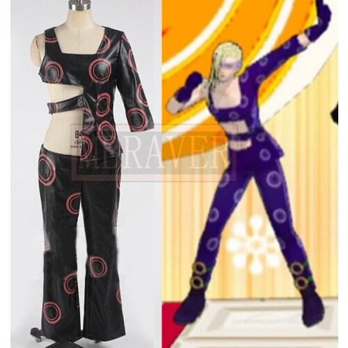 JoJos Bizarre Adventure Melone Costume Adults Carnival Party Anime Cosplay Costumes Custom Made
