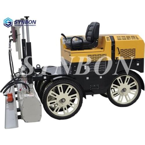 2020 Ride On Double drum Screed Electro-hydraulic Control Laser Screed Concrete Road Concrete machinery cement Screed SYLS41