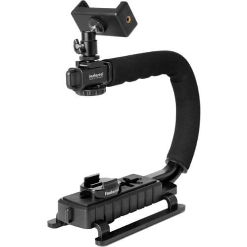 Stabilizer U-grip C-shape Hand Grip Holder Camera Steadycam Mount Handheld Bracket Rig for Gopro Hero 7 6 5 4 3+ Sony Action Cam