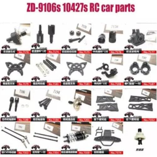 ZD-9106s 10427s RC car parts Shock absorber differential drive shaft Cup to cup Arm gear Steering cup C Seat