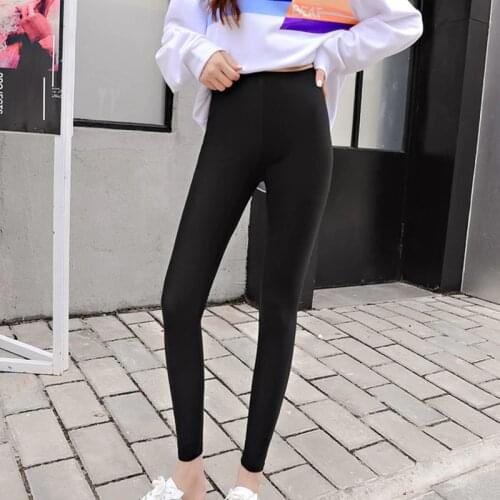 2020 Hot Sale Ice-patterned Leggings Women High Elastic Waist Slim Ankle-Length Pants Korean Large Size Leggings