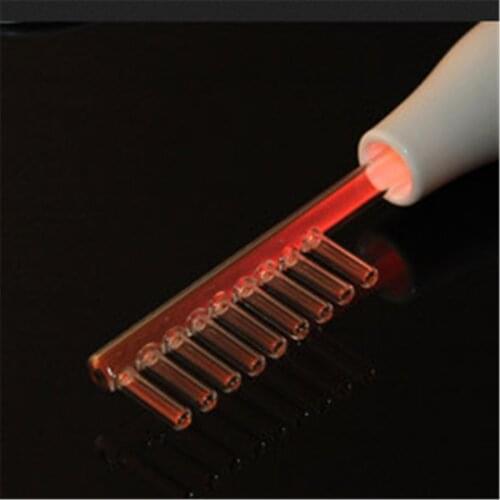 1 Pcs Comb Darsonval High Frequency Electrode Facial Spa Acne Skin Care 1 Pcs Wand Face care Replacement